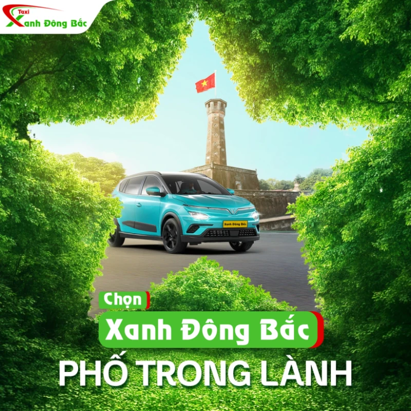 Taxi Điện VinFast Xanh Đông Bắc