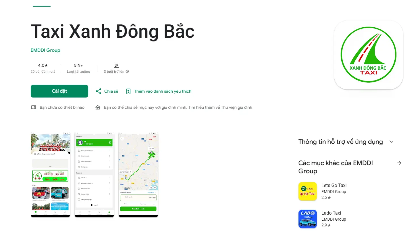 Cách đặt taxi Lạng Sơn nhanh chóng qua điện Thoại & App